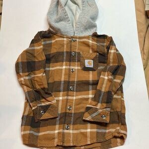Flannel hoodie